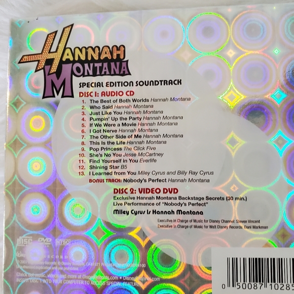 Disney Hannah Montana Special Edition CD + DVD - Picture 2 of 5